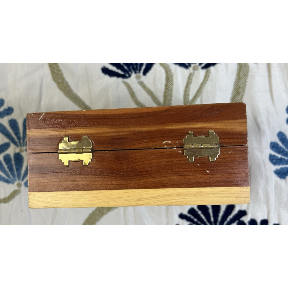 Panda Bear Trinket Box K Chin Artist Wooden Hinged Box Asian Home Decor Vintage - Picture 4 of 11
